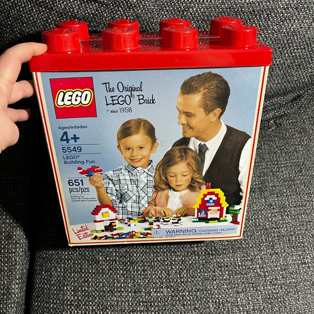 Lego Red Oversized Brick Building Set